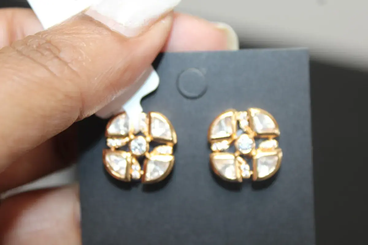 Kundan Quatrefoil Studs