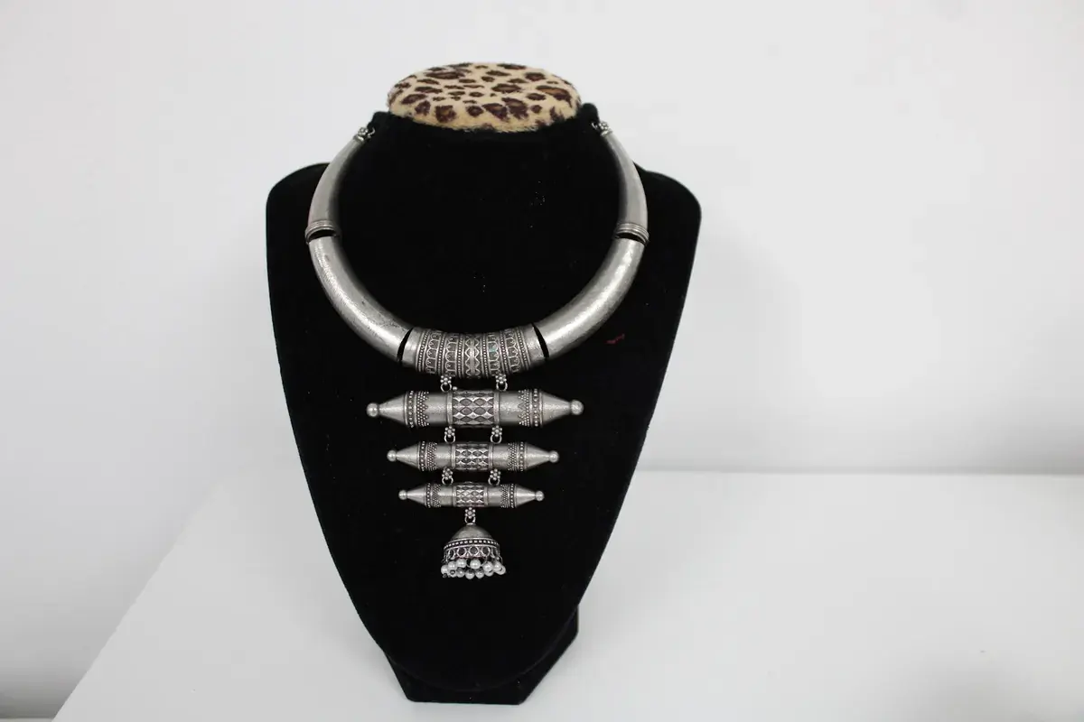 Tiered Jhumka Hasli Set